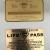 ENGRAVING PROJECT
SUBLIMATED OR ETCHED LIFETIME PASSES