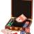 PIANO FINISH POKER SET